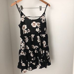 Black floral Brandy Melville mini dress